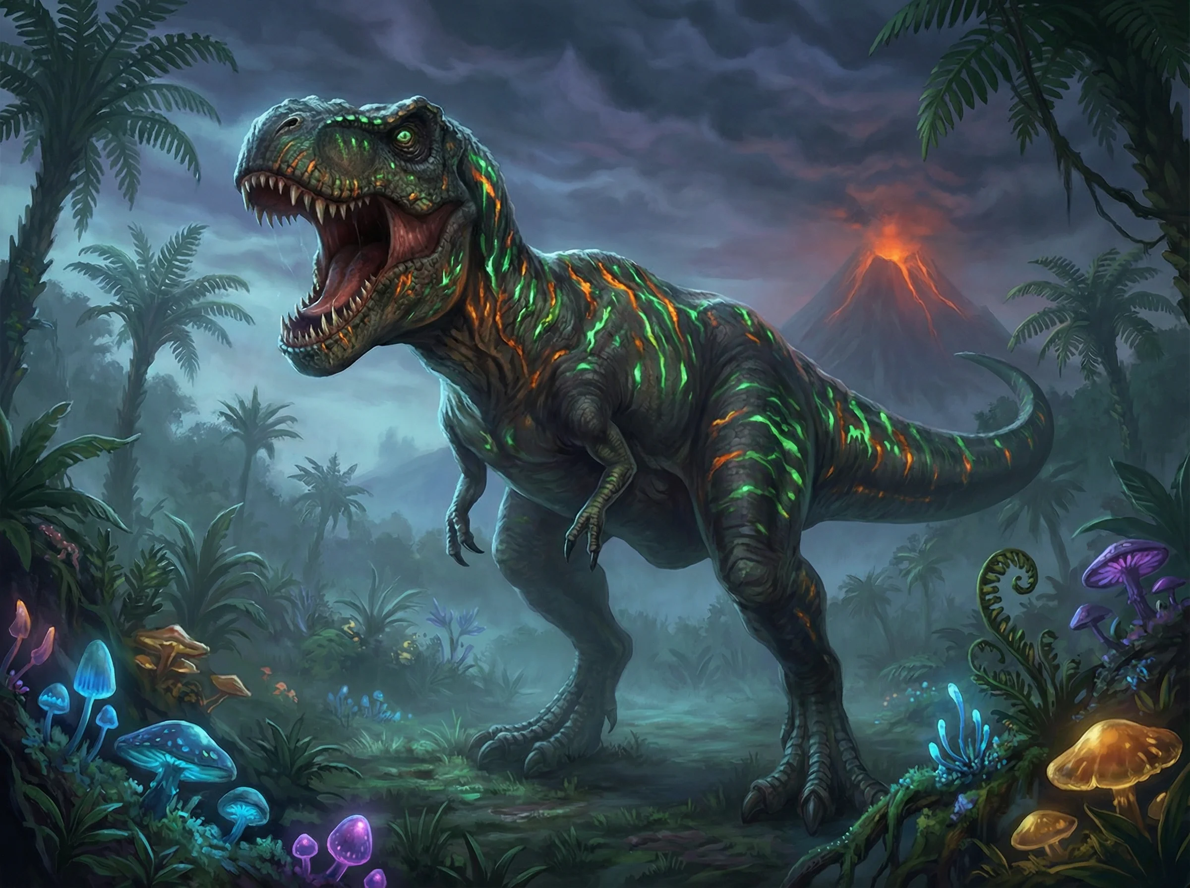 霸王龙图鉴，代表力量型 84棋牌 棋牌策略的远古巨兽